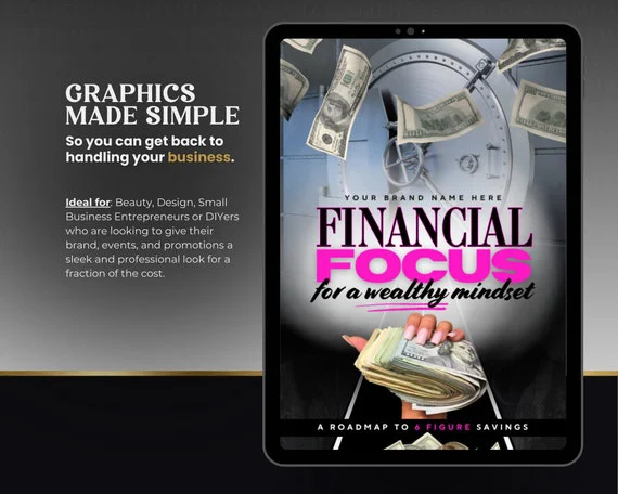 DIY eBook Cover Canva Templates | Financial Freedom & Money eBook Designs – Image 4