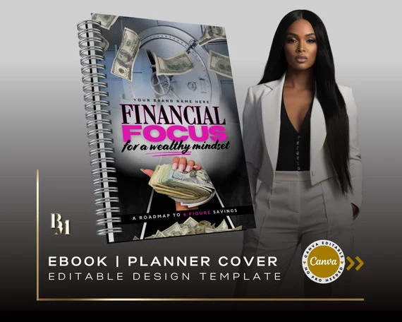 DIY eBook Cover Canva Templates | Financial Freedom & Money eBook Designs – Image 5