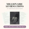 Millionaire Affirmations eBook, Done For You Digital Products, PLR MRR, Master Resell Rights, Private Label Rights, Done For You Guide