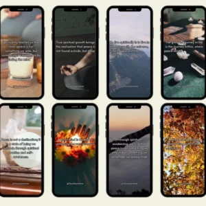 Health & Well-Being Video Bundle | Faceless Meditation & Marketing Instagram Reels