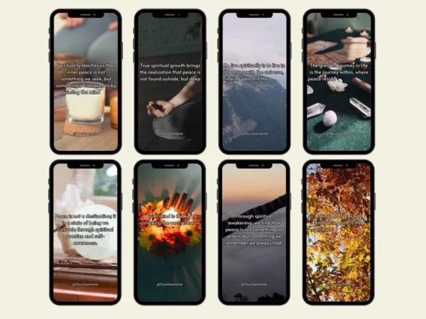 Health & Well-Being Video Bundle | Faceless Meditation & Marketing Instagram Reels - Image 3