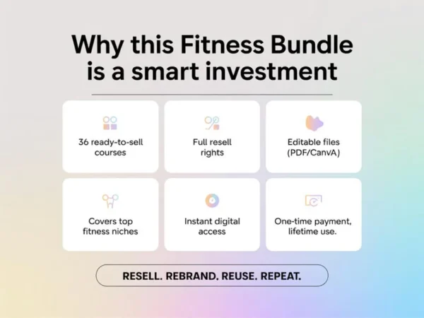 36 Fitness Courses Bundle | Workout & Wellness Programs to Build a Profitable Fitness Brand - Image 5